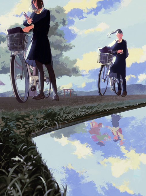 「自転車 木」のTwitter画像/イラスト(新着)