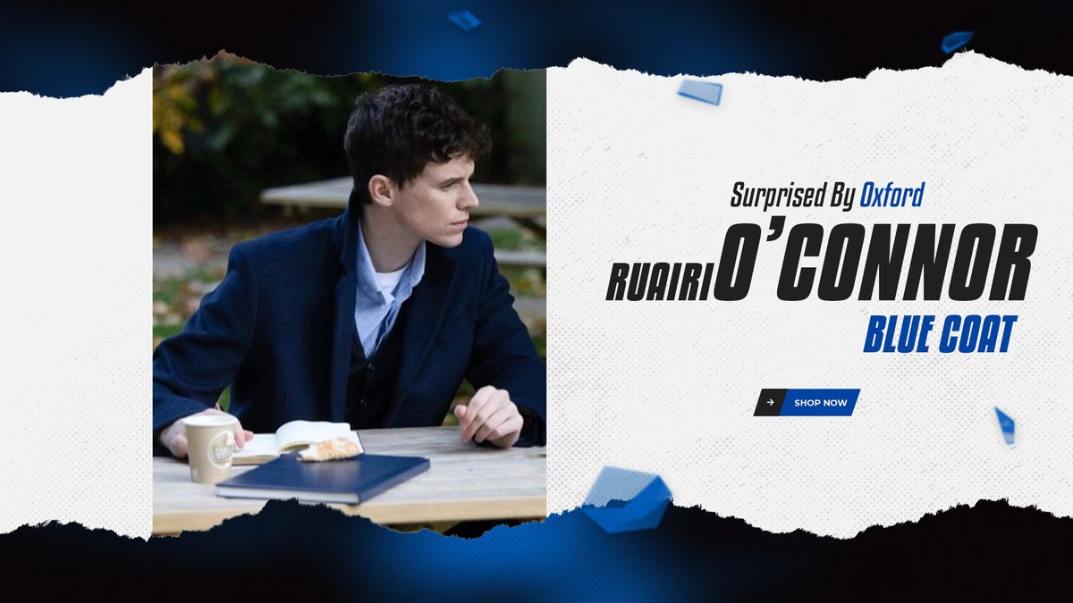 Ruairi O’Connor Surprised By Oxford Blue Coat

Shop Now: tinyurl.com/3ehrv5bb

👍Like and🐦Retweet To Get more #Discountoffer #Movie #SurprisedByOxford #RuairiOConnor #coat #menscoat #mensfashion #newcollection #2023fashion #mensoutfit #Trendy #Giveaway