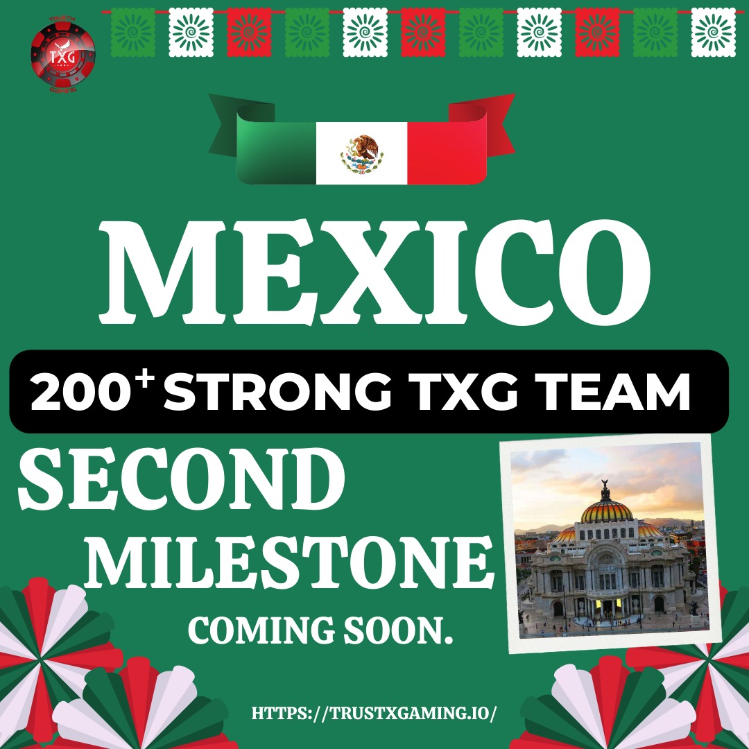 trust_xgaming's tweet photo. "๐ฒ๐ฝ TrustXGaming Mexico: A 200+ Strong Team, Fueled by Passion and Dedication! ๐๐
Kudos to our amazing team for their hard work and dedication. Now, get ready to brace for our next big achievement! ๐๐ฅ #TrustXGamingMexico #Teamwork #SecondMilestone https://t.co/UE6ukhaEC9