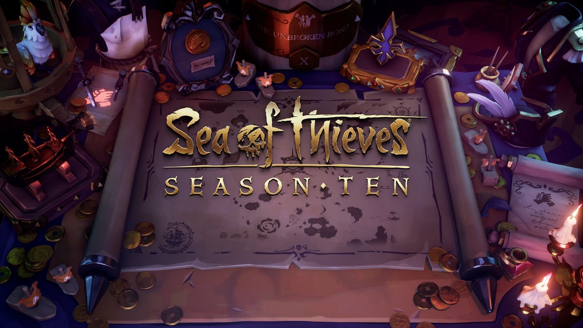 SeaOfThieves's tweet image. Sea of Thieves Season Ten begins tomorrow, October 19th.