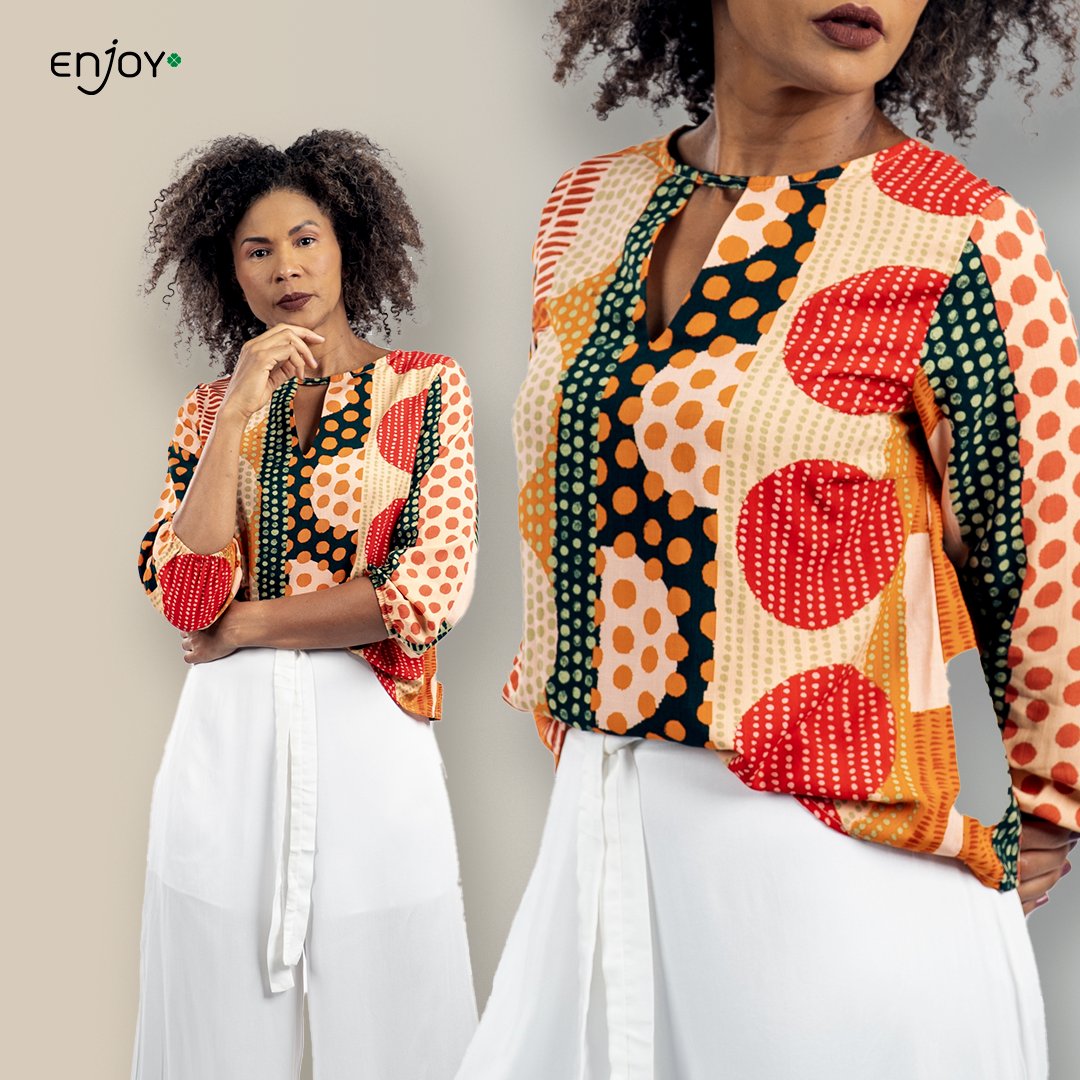 enjoyrio's tweet photo. Estampas que carregam ar sutil 💛 

Encontre sua voz na moda com nossa coleção.
  
Visite nossas lojas. 
#EnjoyOficial #Qualidade #PeçasLisas #Modaconfortavel https://t.co/yCvxMAqQi8