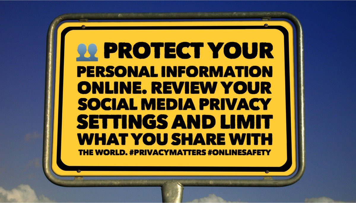 Chris Spencer (@drcspencer) on Twitter photo Mid Week Tip : π₯ Protect your personal information online. Review your social media privacy settings and limit what you share with the world. #PrivacyMatters #OnlineSafety <a href="/CyberSecMonth/">Cyber Security Month</a> Mid Week Tip : π₯ Protect your personal information online. Review your social media privacy settings and limit what you share with the world. #PrivacyMatters #OnlineSafety <a href="/CyberSecMonth/">Cyber Security Month</a>