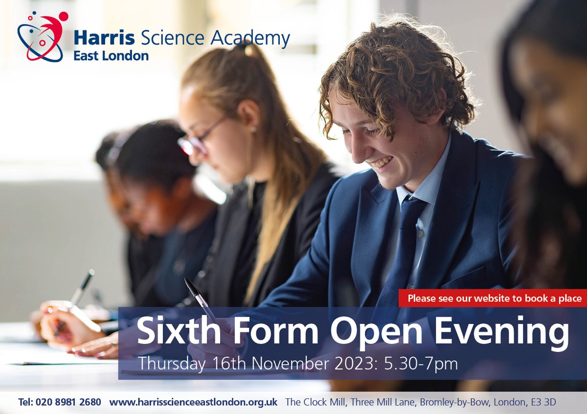 Academy Admissions Harris Science Academy East London