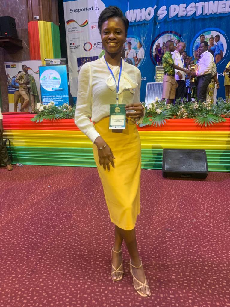 Yesterday, I was at the Accra International Conference Center for the Energy Commission Senior High Schools Renewable Energy Challenge. It is to improve the creativity of students and prepare them for the job market.
#ErnestinaSerwaaAsante 
#AICC
#EnergyCommission
#Ghanaweb