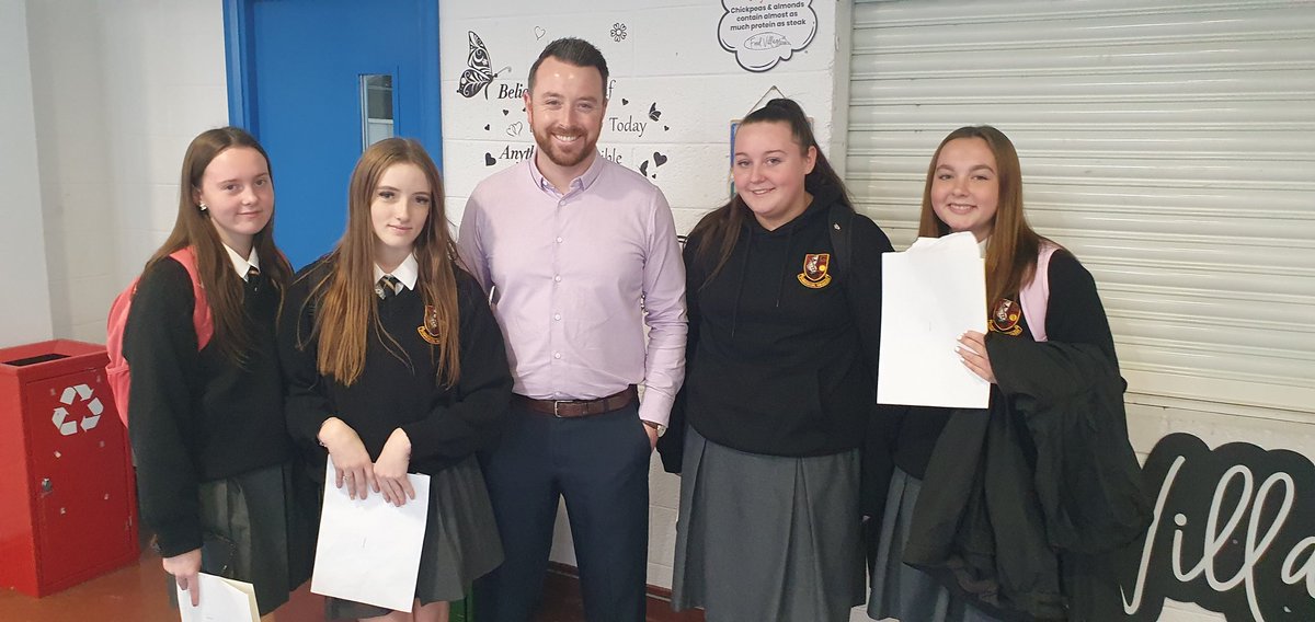 Great excitement today with our TYs receiving their #JuniorCycle results today. Congratulations to everyone! Mr Howley and all of the PSN staff are very proud of you.