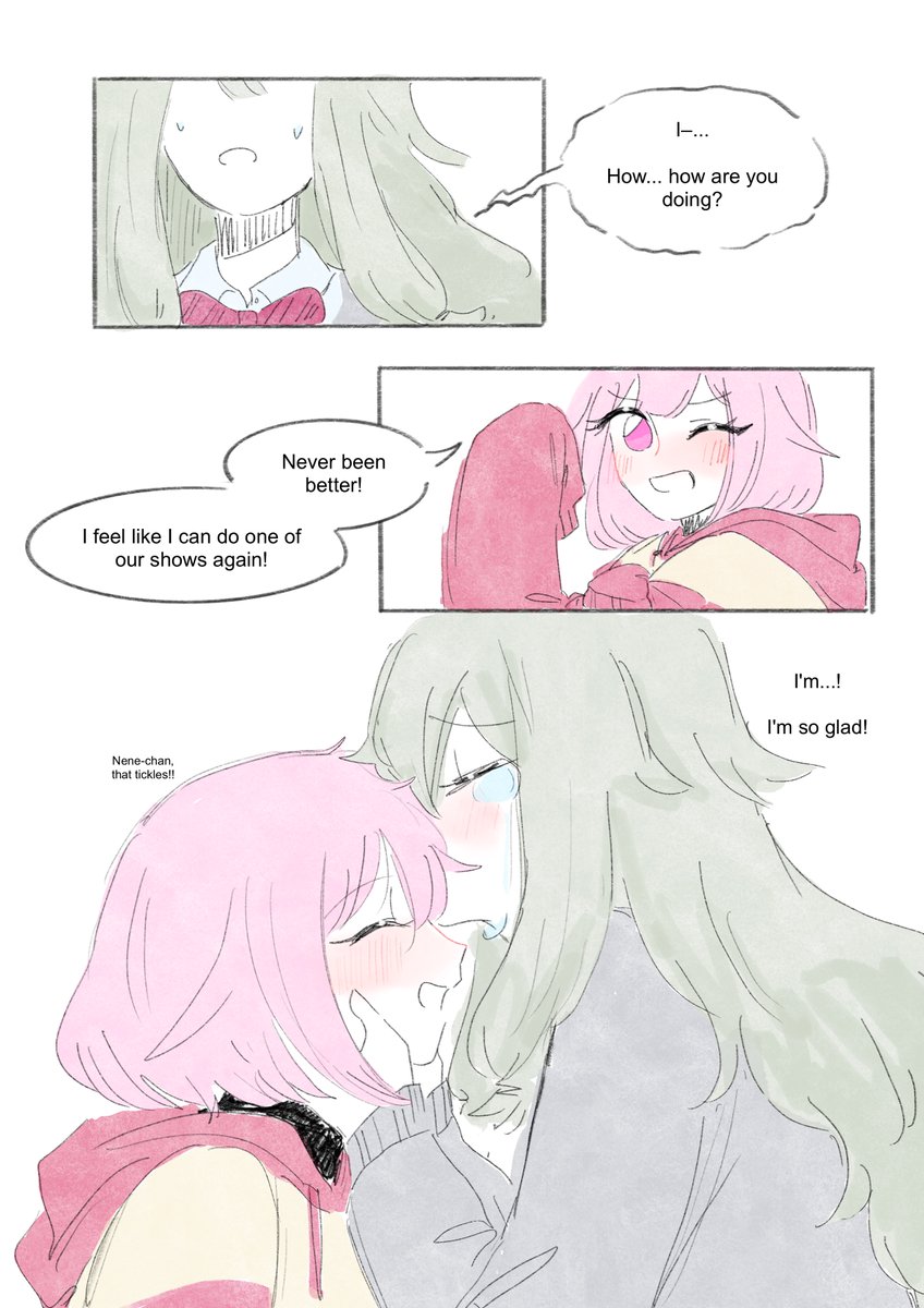 kcmvnd's tweet image. thought you were okay (1/2)
#prsk_FA #prsk_GL #emunene