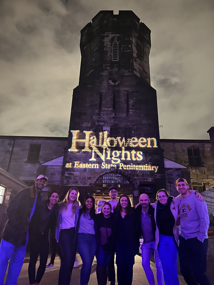 Fellows enjoying a night out at @easternstate #boo