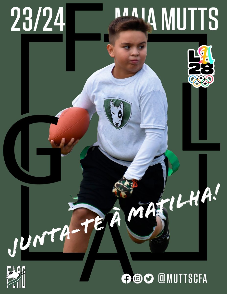 Maia_Mutts's tweet photo. 🏈🚨JUNTA-TE À MATILHA!! 🚨🏈 
Quem sabe não estarás nos Jogos Olímpicos de Los Angeles em 2028 a representar Portugal!

Os nossos treinos são aos sábados de manhã.
 +Info. @muttscfa ou muttscfa@gmail.com https://t.co/9Es9TfNjS6