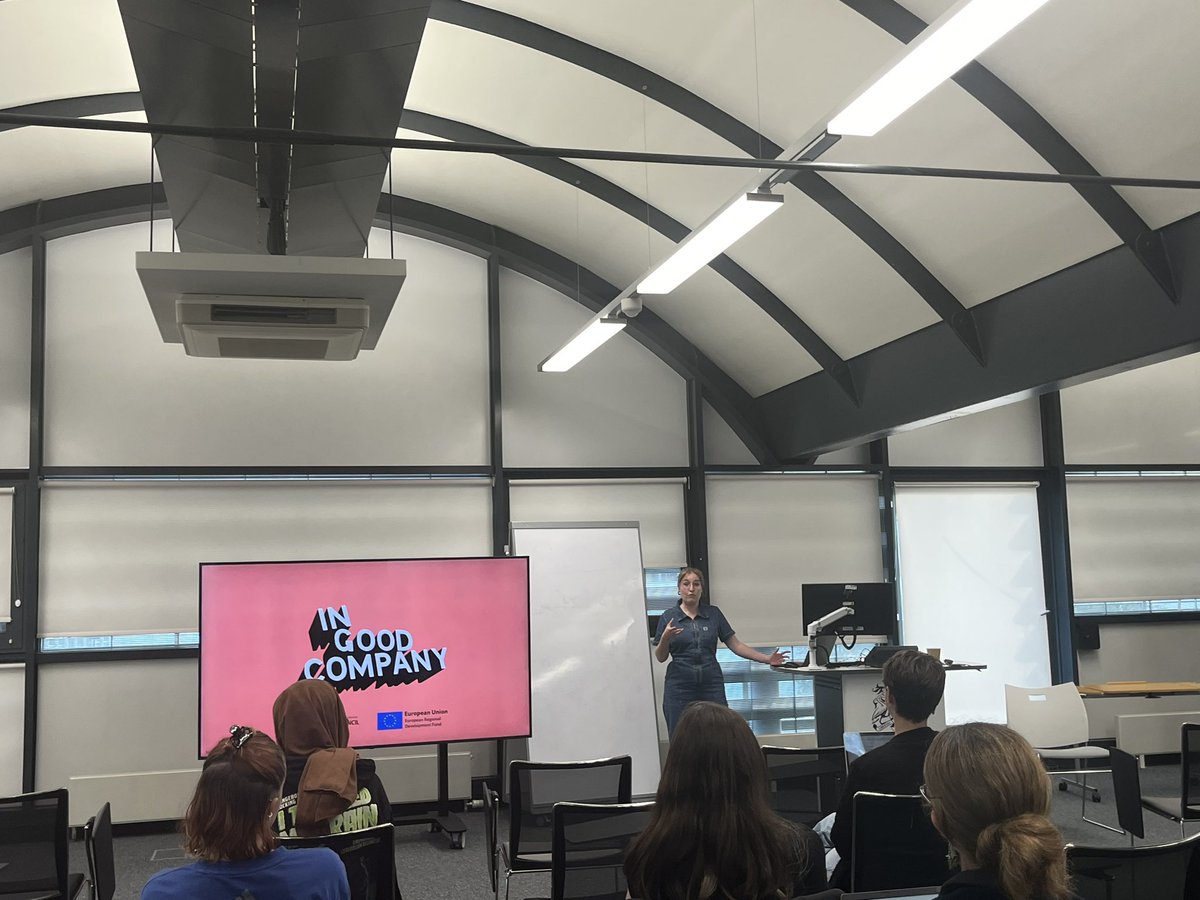 scum_collective's tweet image. Over the last 4 weeks some members of @scum_collective have been lucky enough to have had some excellent talks from members of the arts industry during the @UoLArtsMgmt speaker series! Thankyou: @IngoodcoEM, John from @AttenboroughAC, @SamanthaLindley and @Vikkijns!