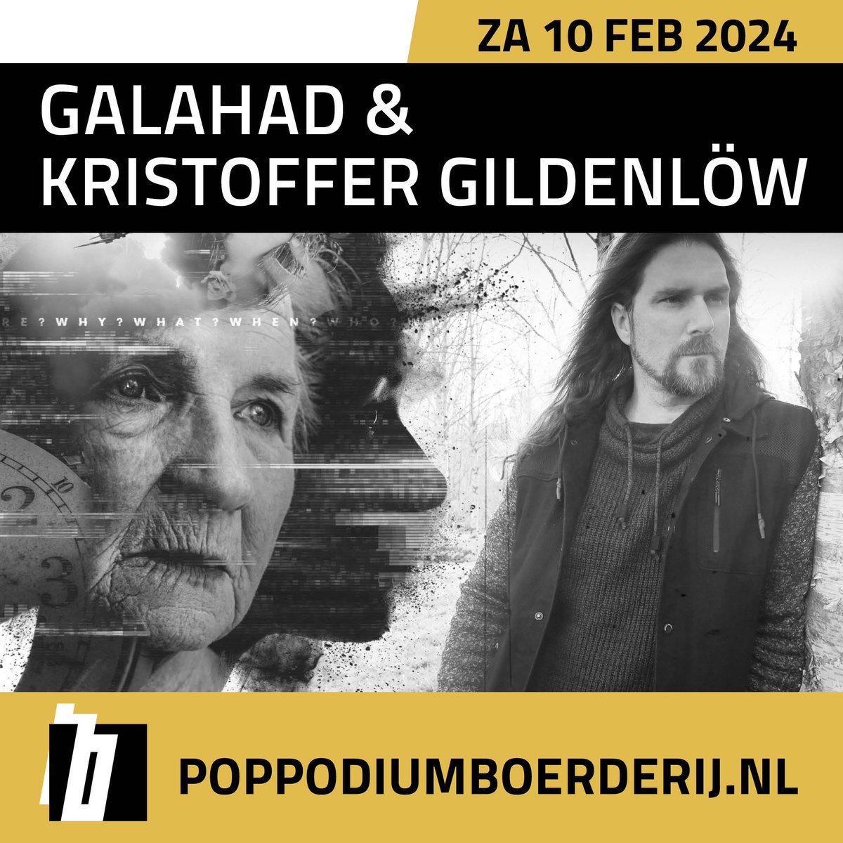 podiumBoerderij's tweet photo. *BEVESTIGD* Double headliner: progrock band Galahad & album release show van Kristoffer Gildenlöw
De voorverkoop is gestart, ga naar https://t.co/uP0r1rdEMC
#GALAHAD #kristoffergildenlow #progrock #symfo #poppodiumboerderij https://t.co/bup81xIPG8