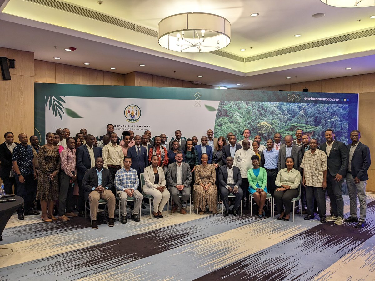 At today's Climate, Environment and Natural Resources Joint Sector Review, Minister @MujaJeanne highlighted major achievements including the allocation of public forests to private operators and the development of District Land Use Masterplans. #GreenRwanda🇷🇼🌿