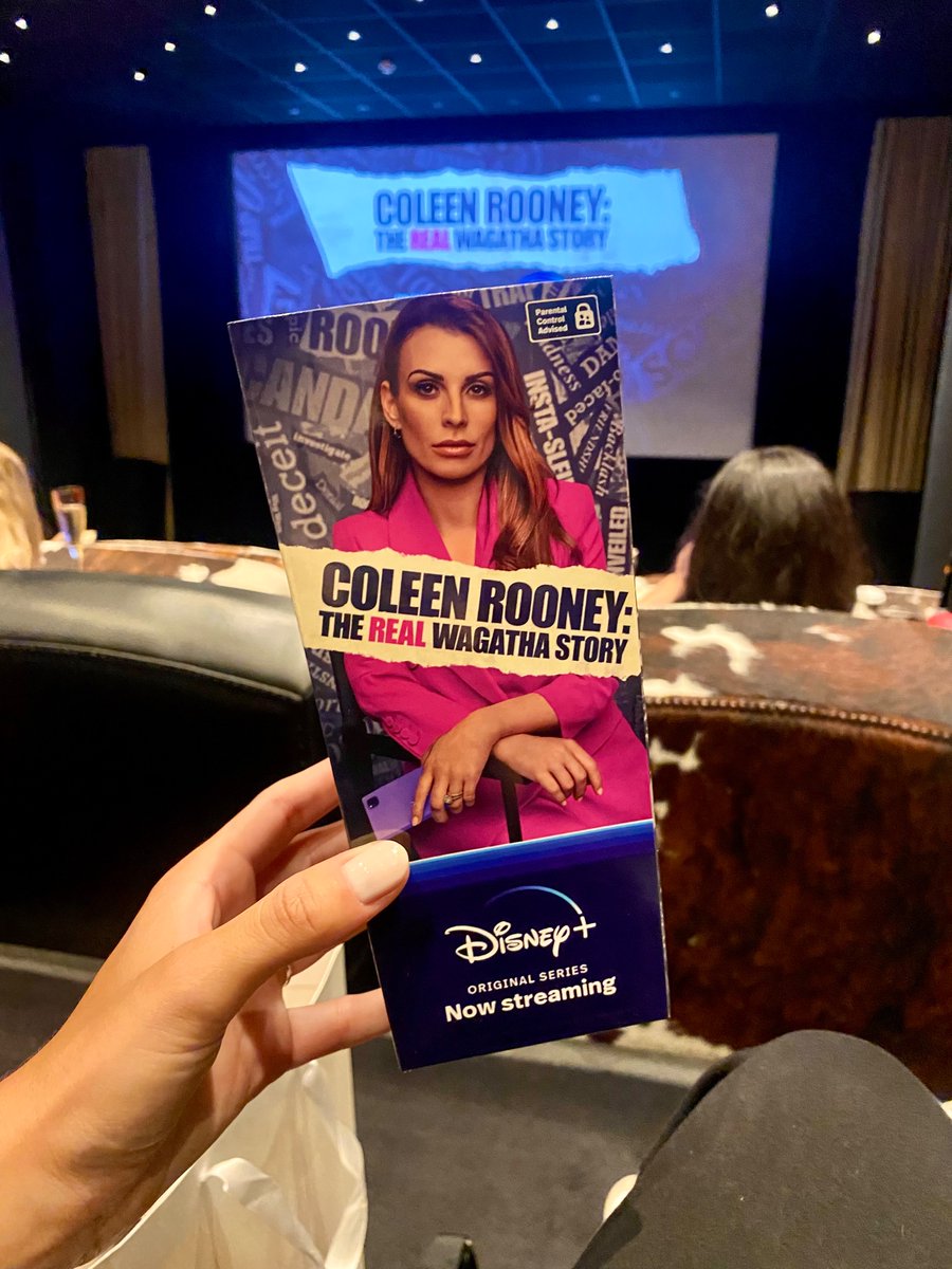 Had such a great time at the preview of Coleen Rooney’s @DisneyPlusUK doc! Like everyone, I was obsessed with the case, but it’s more than just a great retelling. It’s surprisingly personal, and a lot of fun - in the Q&A Coleen talked about her trust in the team, & it’s evident.