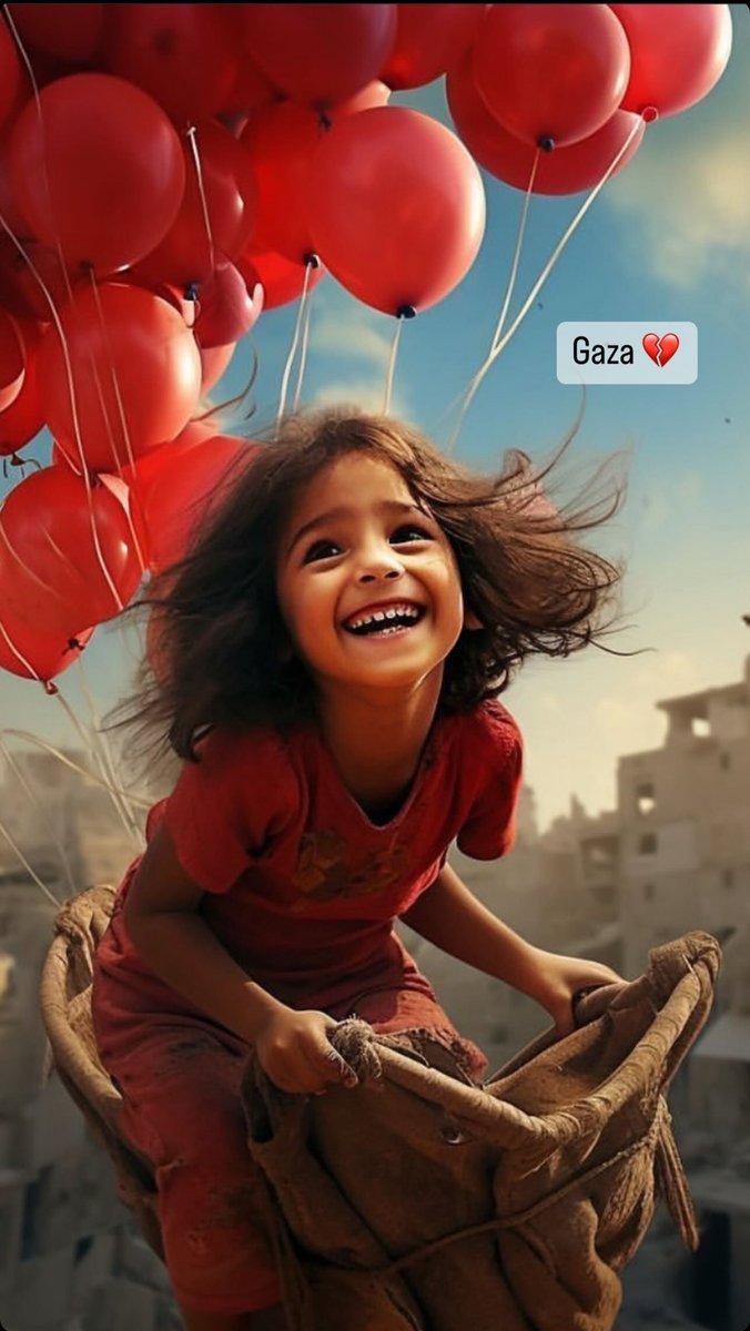 The children of Gaza are angels in heaven
But they will not forgive the Arabs before the Jews 💔

#Gaza_under_attack_in_terrorists_of_Israel