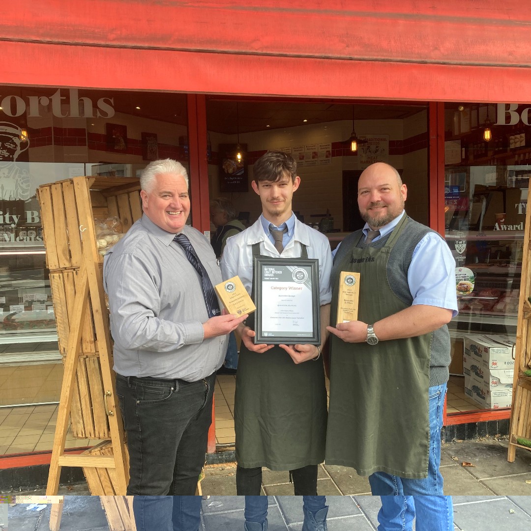 🏆 NCB Product Awards 2023 Judges Choice 🏆

Congratulations to <a href="/BosworthsShop/">Bosworths Butchers</a> for winning the Judges Choice with their Pork &amp; Chilli Pie

#NationalCraftButchers #NCB #CraftButchers #butchers #ButchersLife #TraditionalButcher #LocalButcher #NCBMembers #NCBAwards