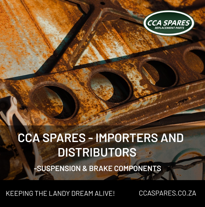 Landy Body Parts
CCA Spares Importers and Distributors of Replacement Parts.
- Suspension & Brake Components
ccaspares.co.za
#travelsouthafrica #tablemountain
#thisissouthafrica #adventure #mud