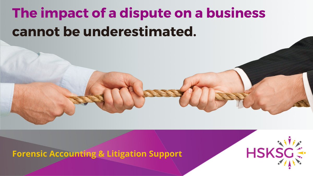 It's not uncommon that two parties who have previously enjoyed a successful business relationship suddenly find themselves in dispute. Expert help is crucial to resolve the   conflict as speedily and satisfactorily as possible. Contact us for advice. #Forensicaccountant