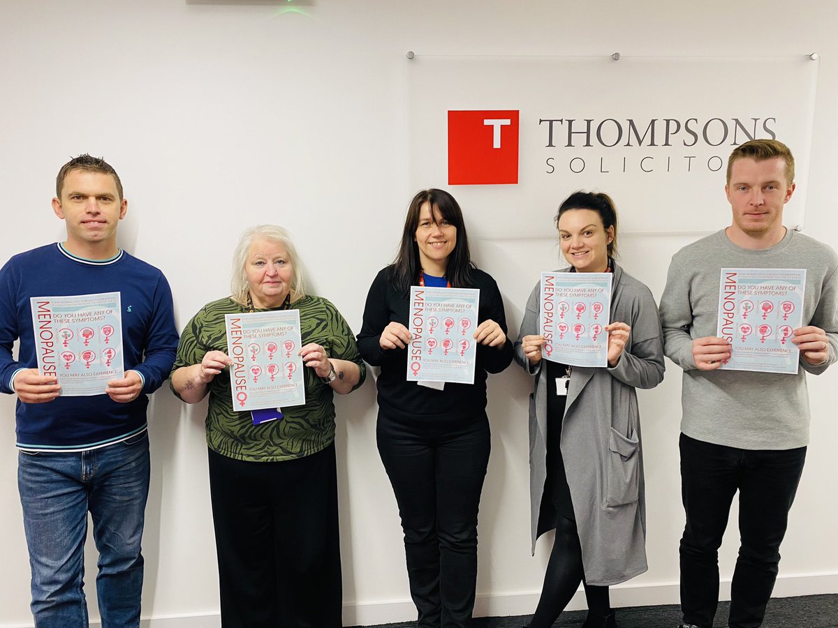 On #WorldMenopauseDay2023 colleagues in @ThompsonsLaw Wales & S.West are fortunate to have a training session on #MenopauseAwareness thank you to @Pausitivity2 @50Sense for your very informative #KnowYourMenopause leaflets