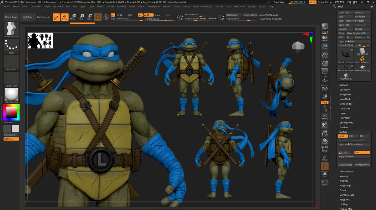 IR_Sculpts's tweet photo. I don’t think I’ve enjoyed a project as much as I have this lil guy in a long while. Just a fun process to keep pushing. We’ll see what changes I’ll make tomorrow during my stream!
🤔🤪🍻 https://t.co/pZweZCyGGR