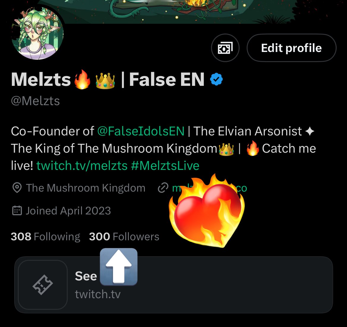 Melzts's tweet photo. THANK YOU FOR 300 FOLLOWERS💚
I BET YOU MFS GON UNFOLLOW NOW, BUT IDGAF WE DID IT #Arsons
i love you https://t.co/zJQ8ehnC9M