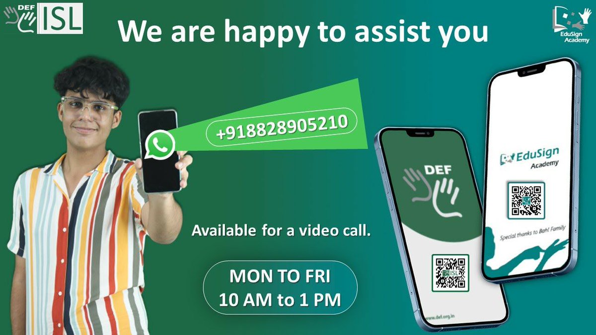 deafenabled's tweet image. Are you interested to fulfil your academic dreams but don't know how? Here's your chance to book a consultation with our educationists.

#deafenabledfoundation #app #defisl #edusign #education #chance #contact #dream