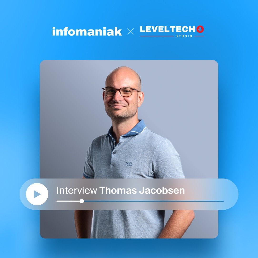 infomaniak's tweet photo. 🎙️Infomaniak a été l'invité du podcast @LevelTechFR : https://t.co/3lZ6p0c5R1
L'occasion de présenter ce que nous faisons en profondeur et d'échanger sur les défis du numérique :
- Réduire l'empreinte numérique
- Recruter en pleine pénurie
- Souveraineté numérique et indépendance technologique de l'Europe
- Sécurité des données en entreprise

#podcast #datasecurity #datasovereignty #ethicalcloud #swisstech