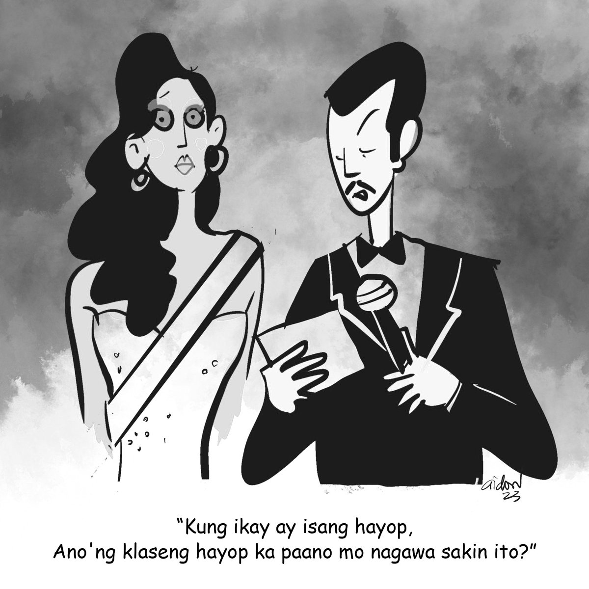 aidonpanlaqui's tweet photo. When the host is your ex. https://t.co/8F6LOawvq3