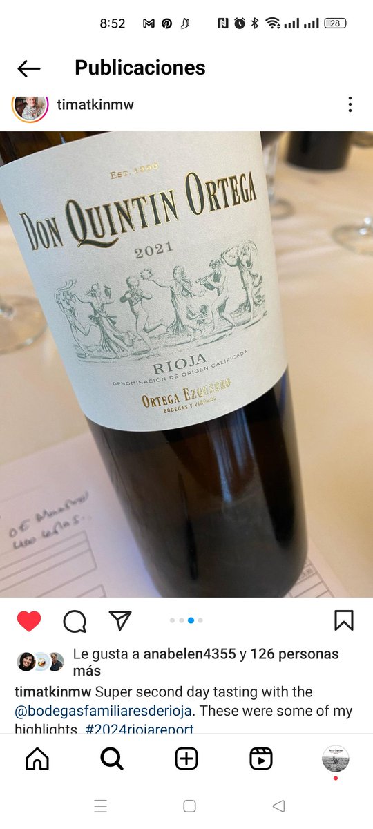 Uno de los favoritos de <a href="/timatkin/">Tim Atkin</a> en la cata de ayer de <a href="/bodegasderioja/">Bodegas de Rioja</a> . Don Quintín siempre nos da alegrias. Gracias <a href="/dbastidacaro/">dbc</a> ! You're the best!
<a href="/mgrapesland/">grapesland</a>