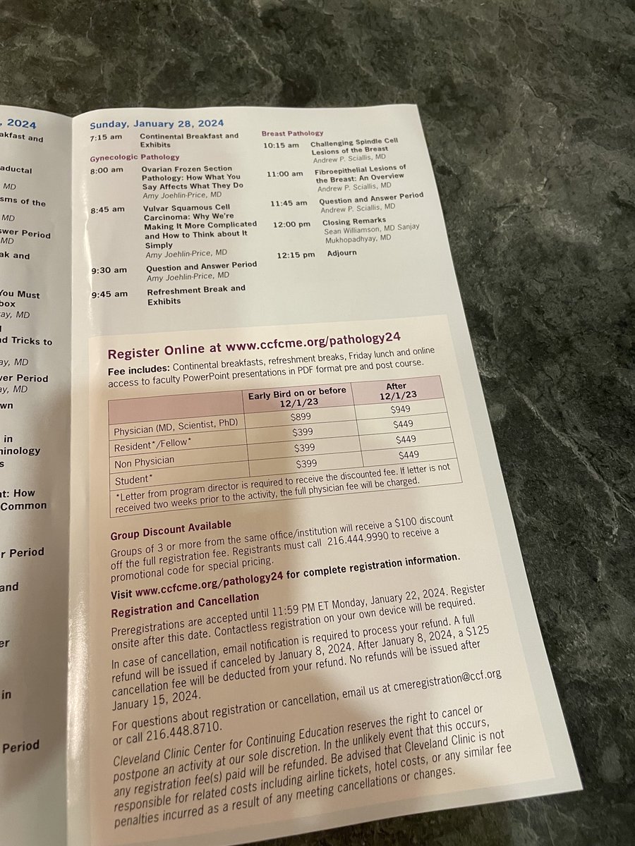 smlungpathguy's tweet image. Get your #pathology CME credits in Las Vegas, and learn from fabulous speakers including John Goldblum and ⁦@Williamson_SR⁩ 🔥🔥🔥🔥

Register now! 
clevelandclinicmeded.com/live/courses/p…