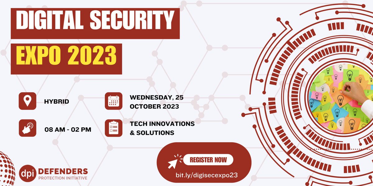 🗓️ Mark your calendars! The biggest annual Digital Security Expo is here, showcasing the most cutting-edge innovations and thought leaders in the data protection and privacy, cyber law, digital security space. #DigitalSecurityExpo23