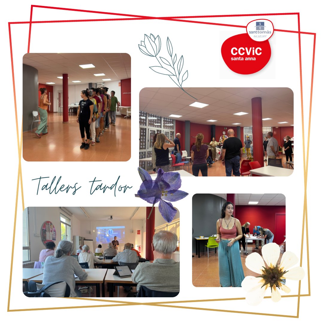 [TALLERS CCVIC TARDOR]
📷 Al <a href="/ccvicsantaanna/">CCVIC Santa Anna</a> gaudim d'un programa variat d'activitats com 'joc teatral', 'noves tecnologies aplicades a l'ús quotidià' i 'cant expressiu'.
ℹ️centrescivics.vic.cat