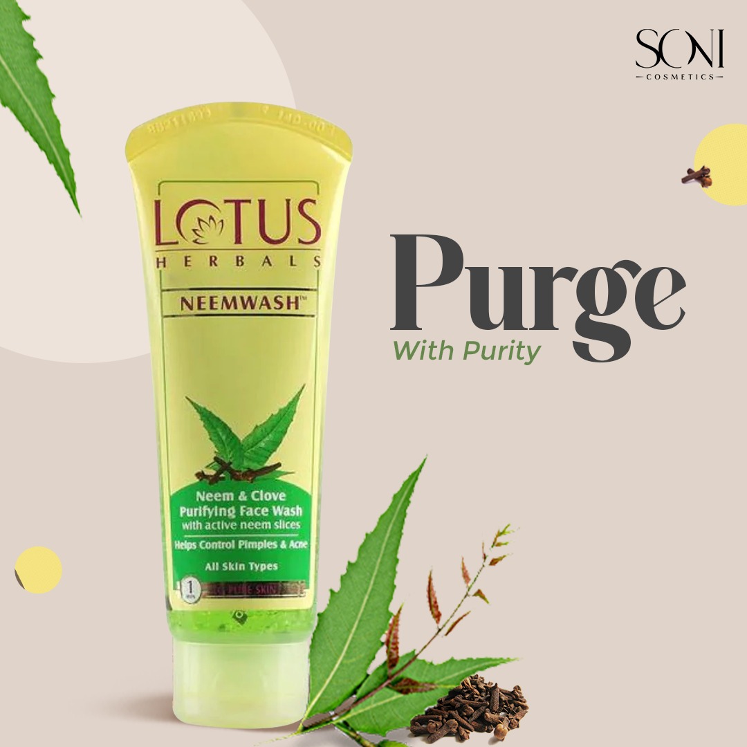 Meet your skin's superhero - NEEMWASH! 🦸‍♀️🌿 Our Neem & Clove Ultra-Purifying Face Wash is here to save the day. Get ready for a blemish-busting adventure like never before! 💦✨  
#NEEMWASH #PurifyYourSkin #BlemishBuster #HerbalFacewash #SoniCosmetics