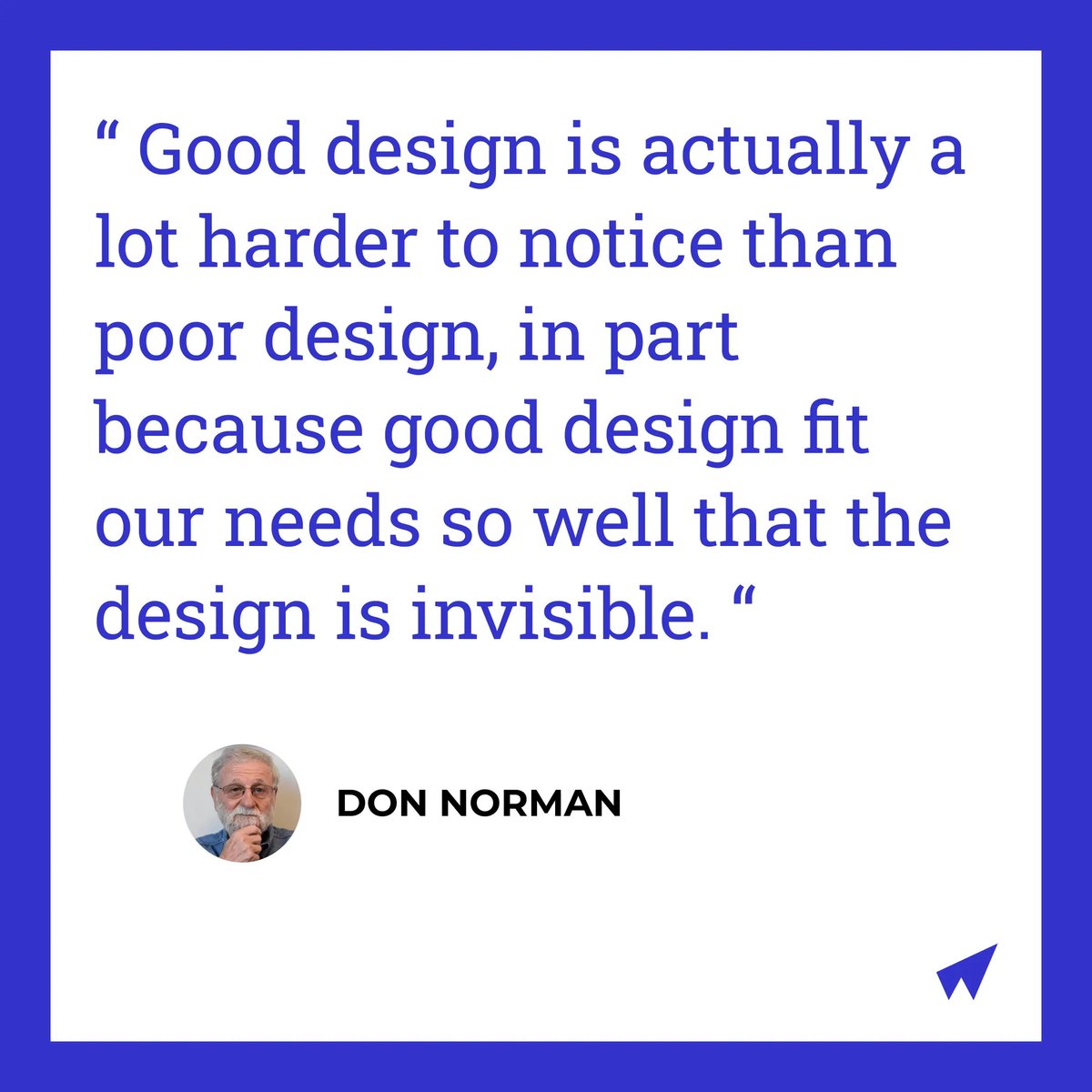 Le graal des designers est d'arriver à aller au delà d'une réponse aux besoins "connus" de leurs utilisateurs : générer une expérience positive mémorable qui va donner envie de revenir, et de recommander le service. #goodux is #goodbusiness