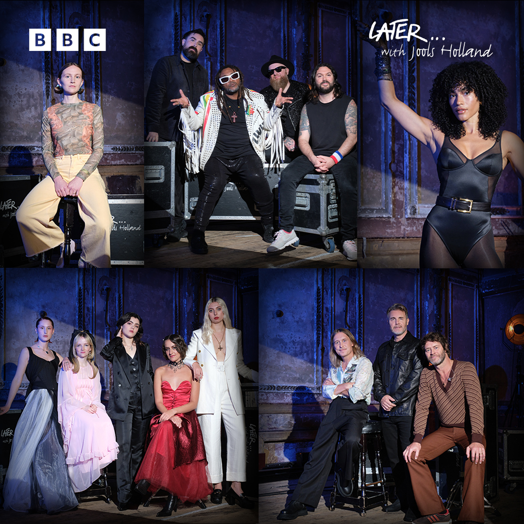 What a show we have for you this Saturday! 🙌

⭐ <a href="/frankiearcherm/">Frankie Archer</a>
⭐ <a href="/Skindredmusic/">Skindred</a>
⭐ <a href="/mettenarrative/">METTE</a>
⭐ <a href="/lastdinnerparty/">The Last Dinner Party</a>
⭐ <a href="/takethat/">Take That</a>

Saturday 21st October at 22:30 on <a href="/BBCTwo/">BBC Two</a> &amp; <a href="/BBCiPlayer/">BBC iPlayer</a> 📺