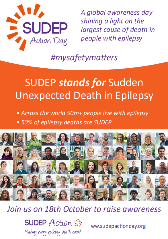 SudepAction's tweet photo. Today is #SUDEPActionDay2023 &amp; we’re uniting with organisations around the world to raise awareness of #SUDEP and epilepsy risks – #mysafetymatters

We have lots of ways you can get involved: https://t.co/yW4jBGvPwz  

Don’t forget to share pics &amp; let us know what you’re doing! https://t.co/NnF9NDXqW1