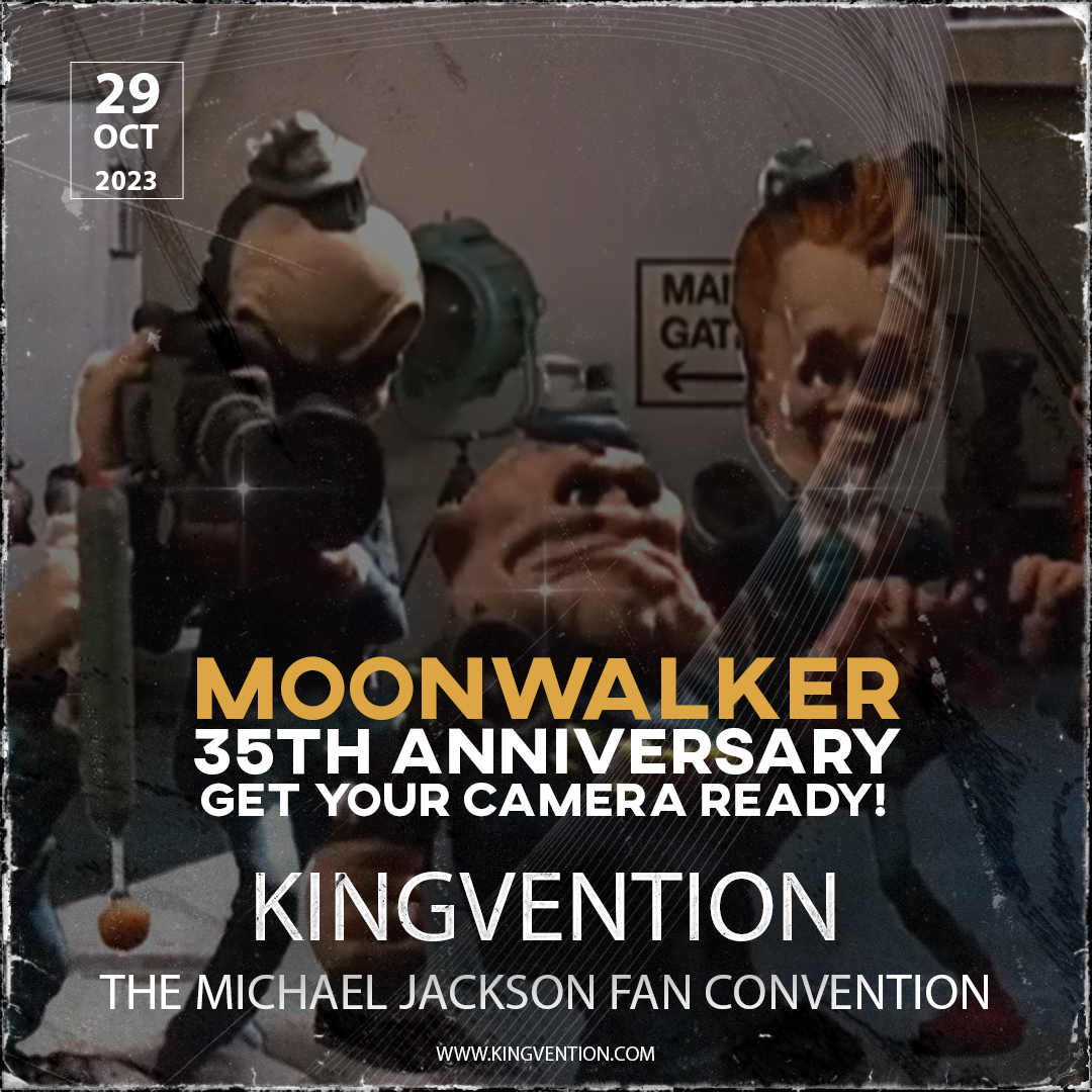 kingvention's tweet photo. Kingvention will celebrate the 35th Anniversary of Moonwalker! Will you be there?
https://t.co/lyFdIoMngW
#MichaelJackson #Moonwalker #Kingvention #MJConvention https://t.co/3NXg6KtLcG