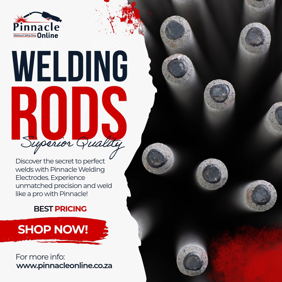 🔥 Looking for top-quality welding electrodes? Pinnacle Welding Online offers a wide range of ARC/MMA Welding Electrodes. Quality, reliability, performance guaranteed. Shop now! 👇
bit.ly/3zXCSeh

#PinnacleWelding #PinnacleOnline #WeldingElectrodes #WeldingRods