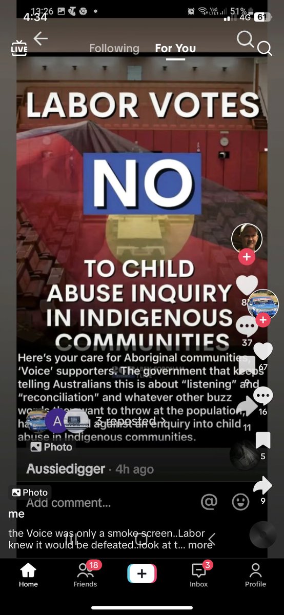So Albo spent $400 million on a VOICE to parliament to help Indigenous Australians apparently. But voted NO against Senator Price’s call for an inquiry into Indigenous child abuse. Albo couldn’t give a FUCK about black fellas. And YES voters believe him @barrelracernt