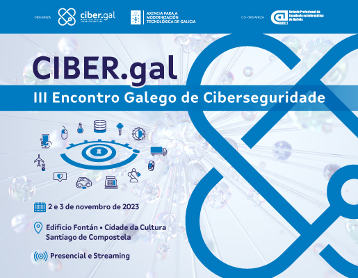✍️ Aínda estás a tempo de inscribirte no III Encontro Ciber.gal! Haberá actividades dirixidas a distintos públicos, espazos técnicos de exposición, concursos como #CaptureTheFlag e obradoiros relacionados coa ciberseguridade.
 ➭ Toda a info: bit.ly/3FkwuiH