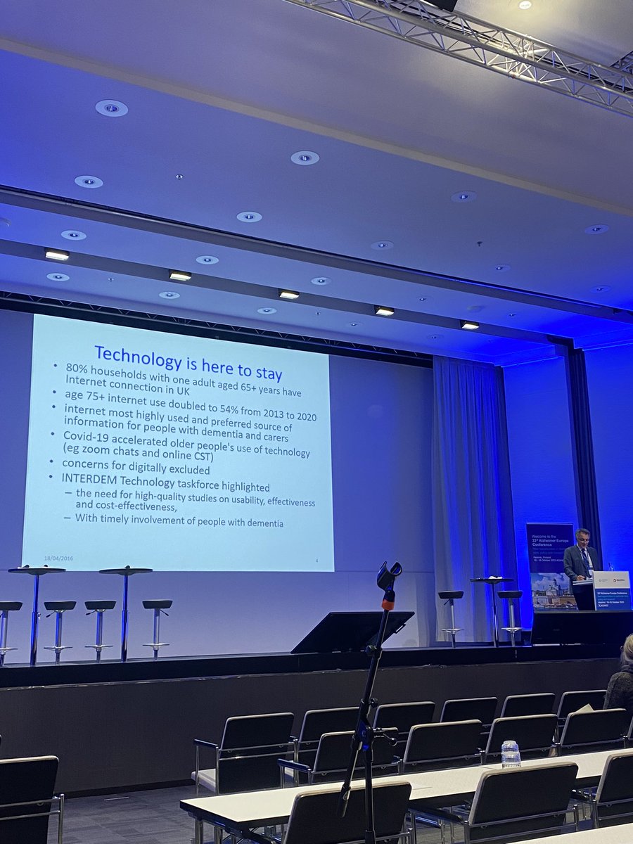 Maria Cavalli (@enbraplats) on Twitter photo Prof. Martin Orrell #33AEC
#Technology is a force for good!
(As I know from working with <a href="/AlzheimerGuide/">AlzheimerGuiden</a> )
But HOW do we use WHAT and WHEN to maximize the effect for #patient #caregiver #staff #healthcare & #society? Important research and guidelines <a href="/INDUCT_MSC/">INDUCT</a> <a href="/DTdementia/">DISTINCT Dementia</a> Prof. Martin Orrell #33AEC
#Technology is a force for good!
(As I know from working with <a href="/AlzheimerGuide/">AlzheimerGuiden</a> )
But HOW do we use WHAT and WHEN to maximize the effect for #patient #caregiver #staff #healthcare & #society? Important research and guidelines <a href="/INDUCT_MSC/">INDUCT</a> <a href="/DTdementia/">DISTINCT Dementia</a>