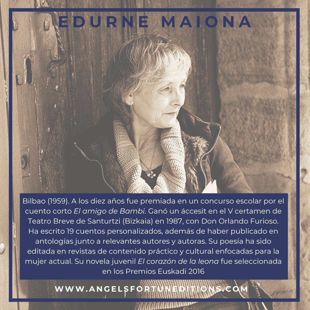 EditionsAF's tweet photo. ¡Hola BookLovers!  Aquí os presento al nuevo talento de Angels Fortune. Edurne Maiona. Este viernes presentamos en Vitoria su nueva novela "Un amor para Tanja" https://t.co/sjI550FSqO Aprovecha esta semana nuestra oferta de lanzamiento. #lalibreriadeangelsfortune https://t.co/PVsbe1K2Az