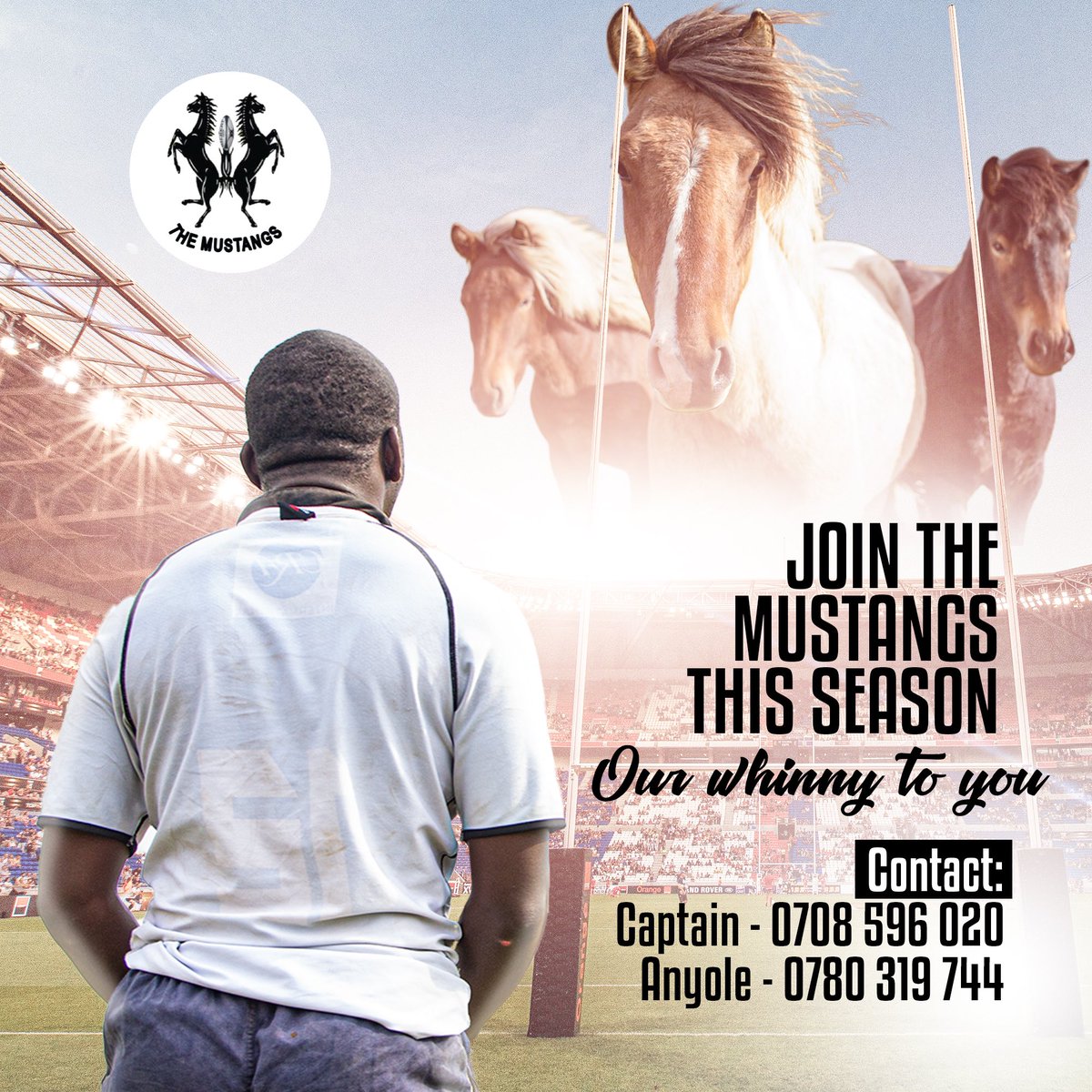 MUSTangs_Rugby's tweet photo. Calling all students at @MbararaUST ! 📣 Join the Mustangs RFC for an incredible season ahead! 🐎🏆
Pre-season training and trials are in full swing – come be part of the action and let's dominate the field together! 💪
#MustangsRFC
#MbararaUni
#RugbyTrials https://t.co/1rcc688HhZ