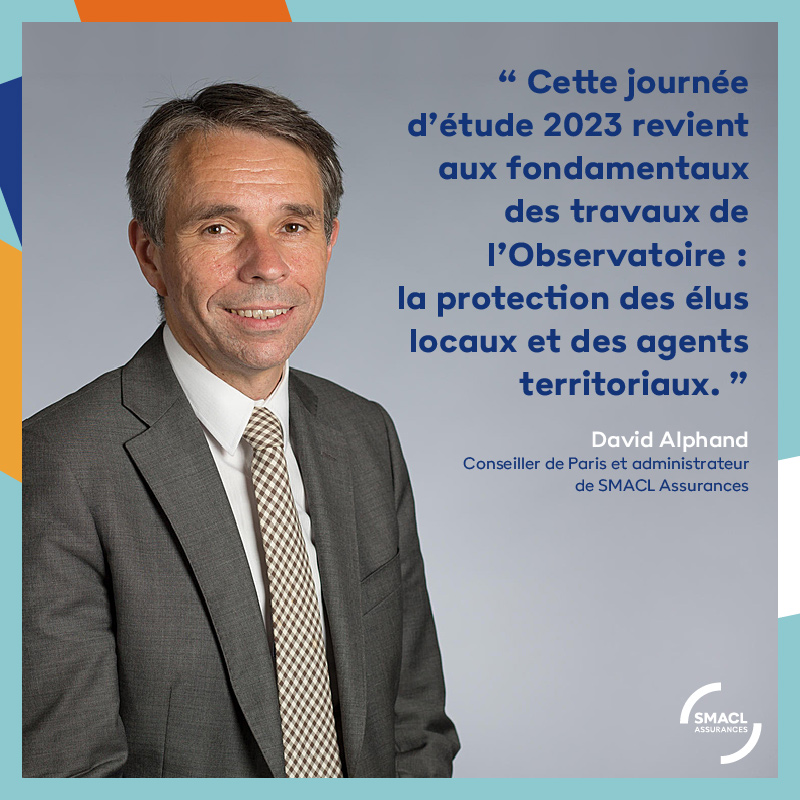 SmaclAssurances's tweet photo. [Jour J📅] Bienvenue au Colloque de l’@ObsSmacl avec @david_alphand ! Thème : "Les acteurs publics face aux risques de mise en cause et d’agressions".➡️Consultez le programme : https://t.co/s0bIussYNN et suivez-nous sur Twitter. Le #CollObs conjugue solutions et prévention. https://t.co/6pXF1cw1K6