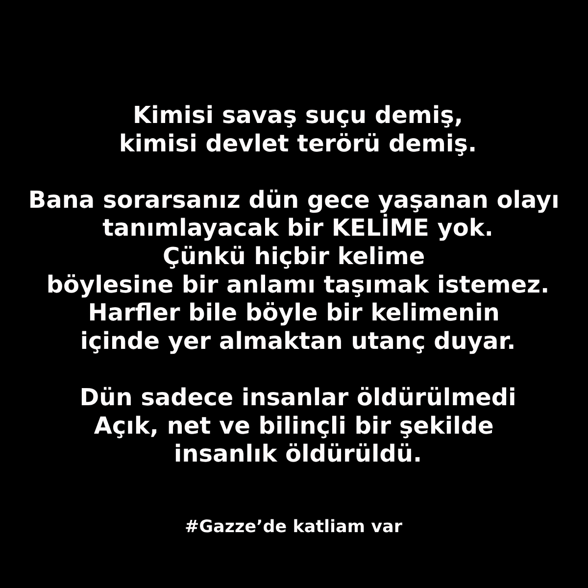 skaraismailoglu's tweet photo. Gazze’de katliam var... https://t.co/UHdYp3kKG5