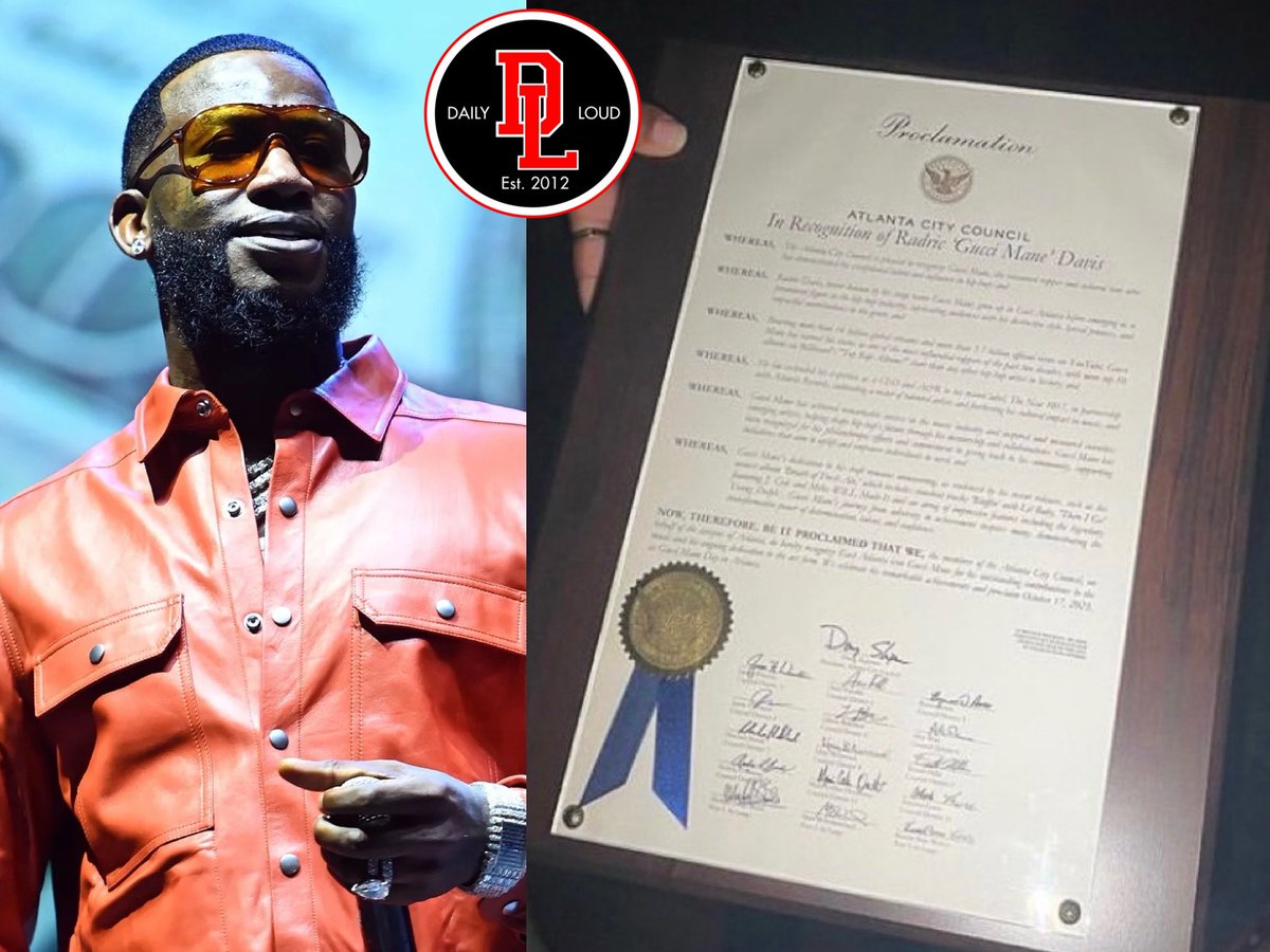 The city of Atlanta has declared 10/17 as “Gucci Mane Day”