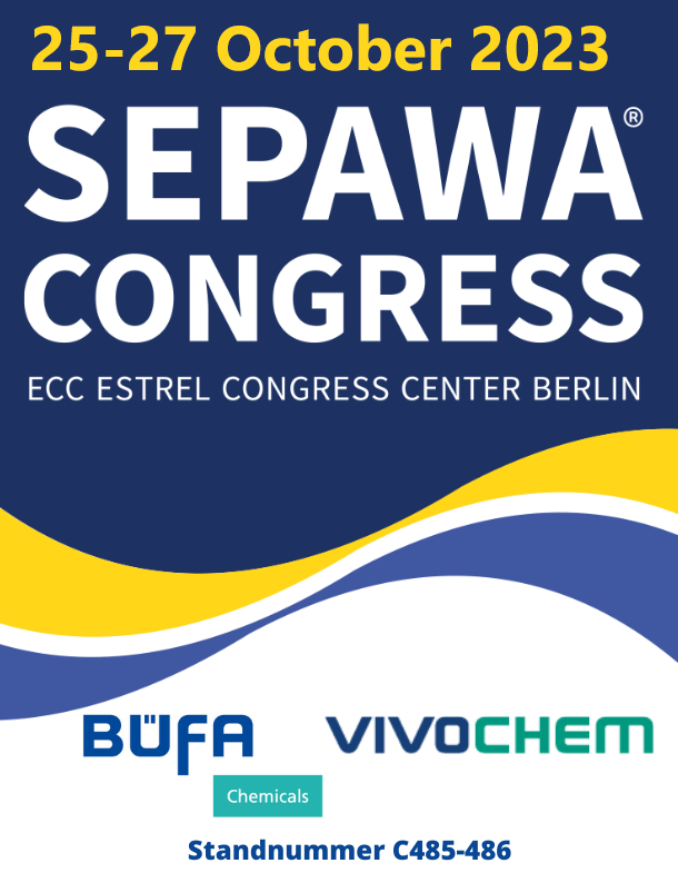 Wij staan samen met BÜFA Chemicals op de <a href="/SEPAWA_eV/">SEPAWA e.V.</a> van 25 tot 27 oktober.🤝

U kunt ons vinden in hal C stand 485-486. Tijdens het SEPAWA Congress staan vooral de wasmiddelen/schoonmaakproducten-, cosmetica- en parfumindustrie in Europa centraal.

#Chemie #Distributie #Berlin