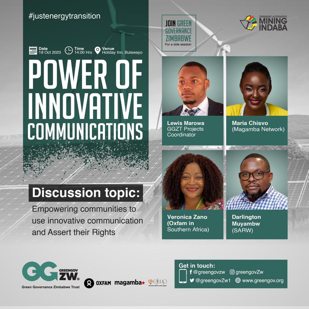 When I am not making foolish Tik Toks, I actually do some serious work. Very excited to be a part of this panel discussion speaking on innovative ways to speak to young people and policy makers when advocating for a #JustEnergyTransition at the #ZAMI2023