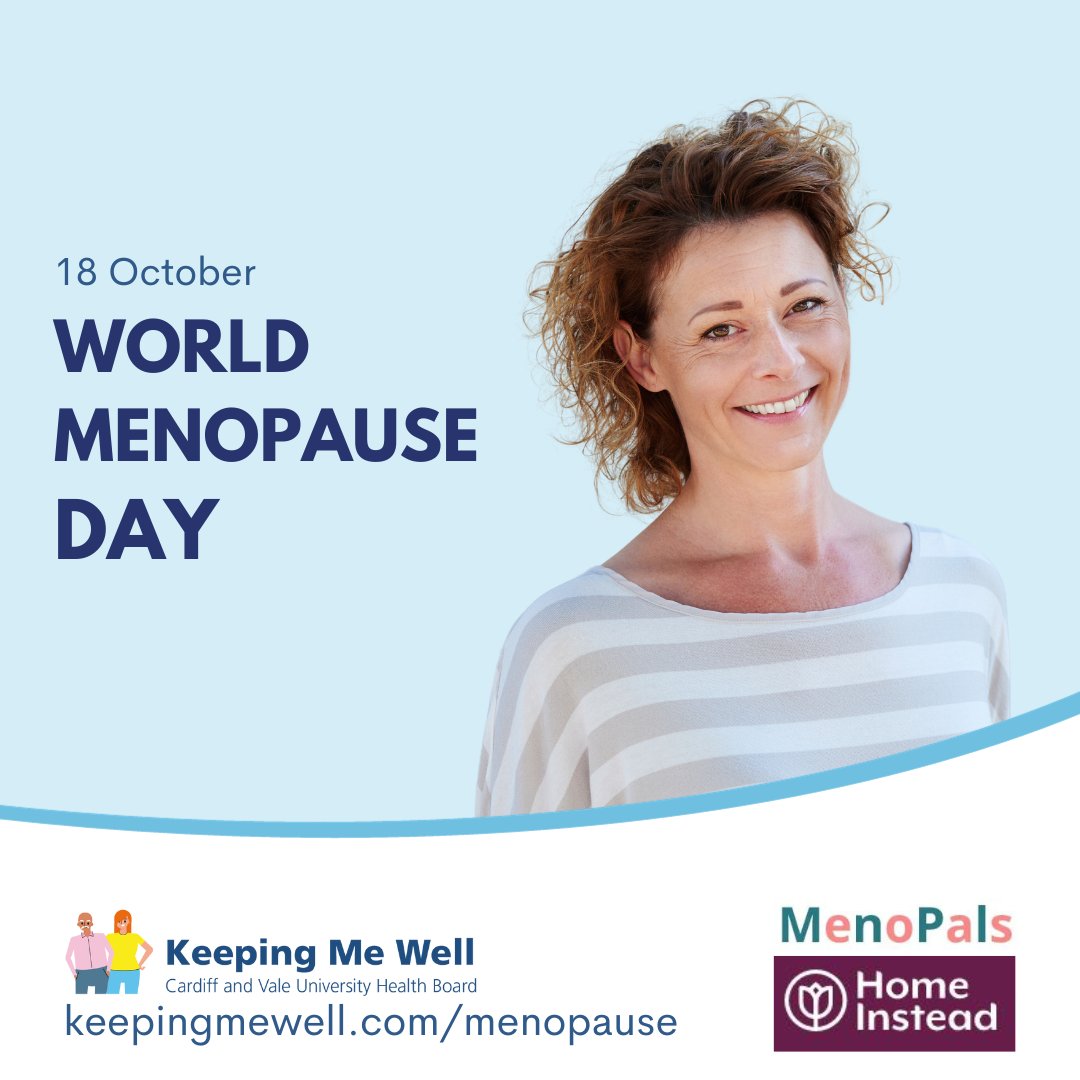 #WorldMenopauseDay2023 

Keeping Me Well's Menopause page has been co-produced by women, for women, to help you to navigate your personal menopause journey with more understanding and options to cope with all it can bring.

Take a look: keepingmewell.com/menopause/
@CV_UHB @HI_Cardiff