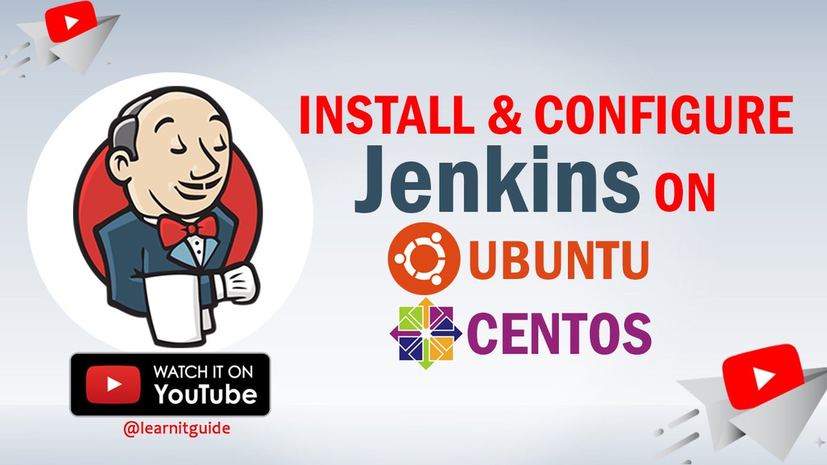 learnitguide's tweet photo. 🔥 Jenkins #2 | Installation of Jenkins on Ubuntu and CentOS | Included Untold Conffigurations
👉 Video: https://t.co/ssTG3mh7ZE
👉 Join on Telegram: https://t.co/LodXqMyh90
#DevOps #Jenkins #Ubuntu #centos8 #centos #DevOpsTools #JenkinsCI #Linux #ubuntu20 https://t.co/Qfe6f5PLkp