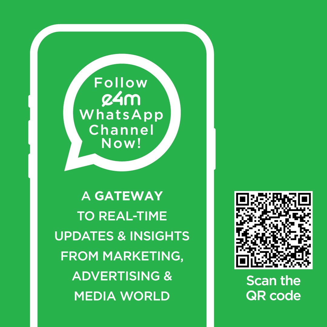 News consumption redefined! Follow exchange4media's WhatsApp News Channel and embark on a journey of staying ahead, always. Link 🔗 whatsapp.com/channel/0029Va… @e4mtweets #e4mOnWhatsapp #e4mWhatsAppChannel