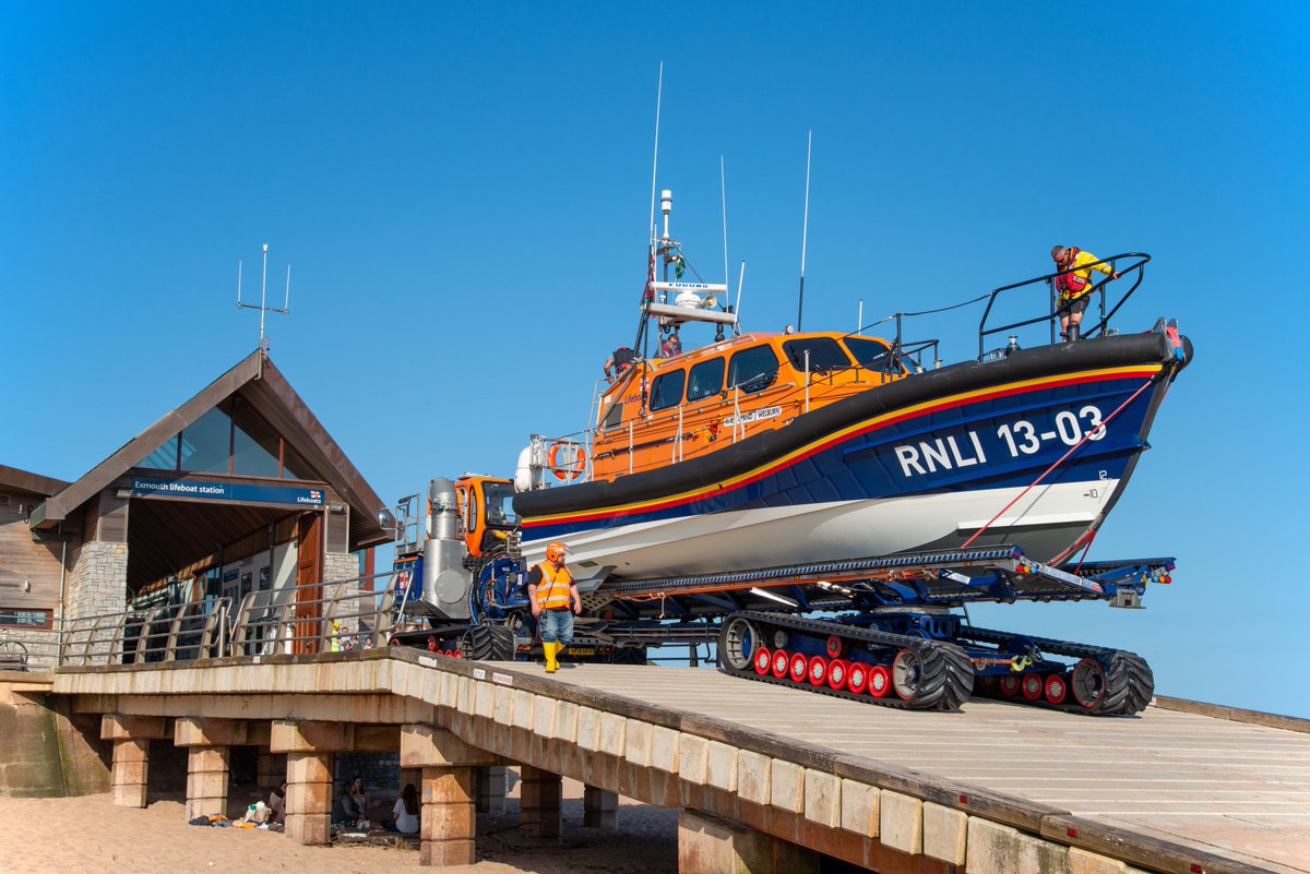 Exmouth RNLI volunteers will be launching their lifeboat(s) on exercise with RNLI around 6pm this evening. All exercises are conducted subject to operational requirements. Image : John Thorogood / RNLI #RNLI #lifeboats #rescue #exmouth #exmouthdevon #lifeboat #savinglives
